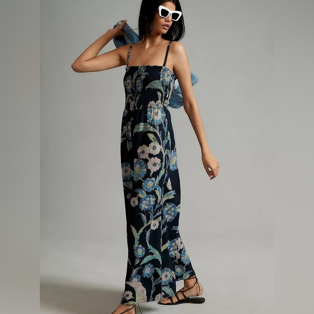 Pilcro Smocked Printed Jumpsuit SOLD OUT